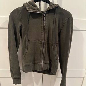 Lululemon cropped scuba zip